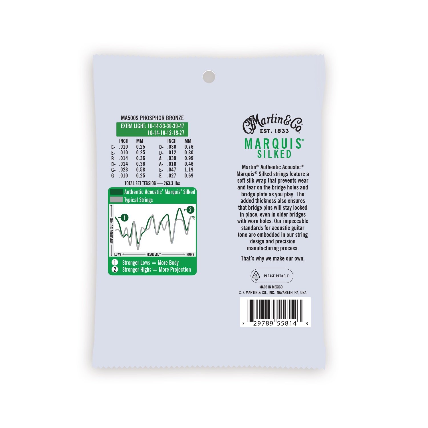 Authentic Acoustic Marquis® Silked Guitar Strings Phosphor Bronze image number 2
